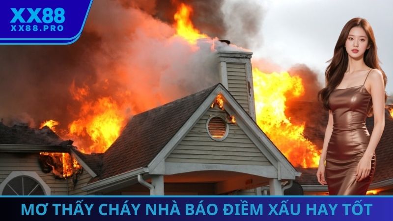 Mơ thấy cháy nhà báo điềm xấu hay tốt